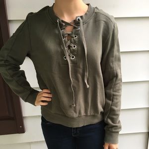 Hunter green sweatshirt